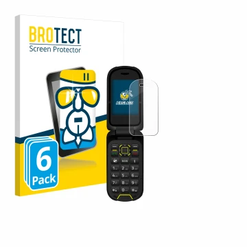 Front side of a product packaging with the brand logo BROTECT. Next to it is the device Hammer Bow LTE shown with the correspo