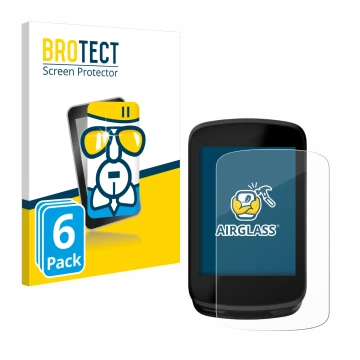 Front side of a product packaging with the brand logo BROTECT. Next to it is the device Magene C606 shown with the correspondi