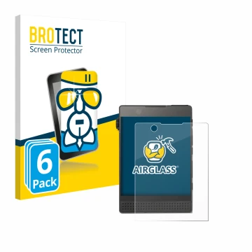 Front side of a product packaging with the brand logo BROTECT. Next to it is the device Light Phone 3 shown with the correspon