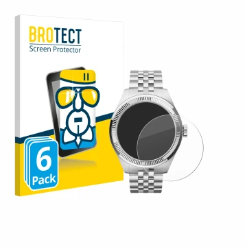 Front side of a product packaging with the brand logo BROTECT. Next to it is the device Withings ScanWatch Nova Brilliant (39 