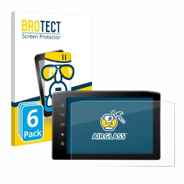 Front side of a product packaging with the brand logo BROTECT. Next to it is the device Ekiy MTC07 6.25