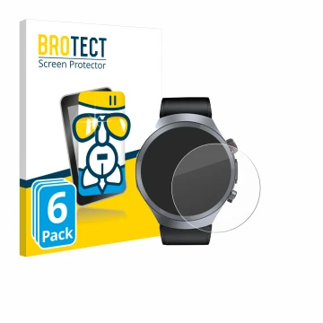 Front side of a product packaging with the brand logo BROTECT. Next to it is the device Knauermann Pro 3 Plus 2025 shown with 