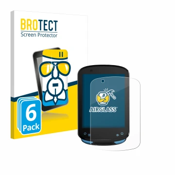 Front side of a product packaging with the brand logo BROTECT. Next to it is the device Geoid CC600 2.4