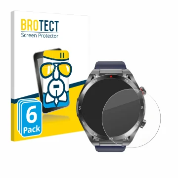 Front side of a product packaging with the brand logo BROTECT. Next to it is the device Kardena Care One 2 shown with the corr