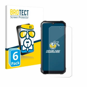 Front side of a product packaging with the brand logo BROTECT. Next to it is the device Hotwav T7S shown with the correspondin