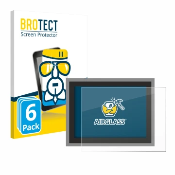 Front side of a product packaging with the brand logo BROTECT. Next to it is the device Megger MFT-X1 shown with the correspon