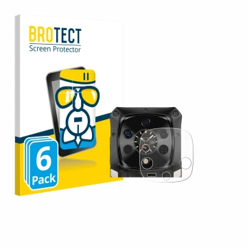 Front side of a product packaging with the brand logo BROTECT. Next to it is the device Ulefone Armor 28 Ultra Thermal (ONLY C