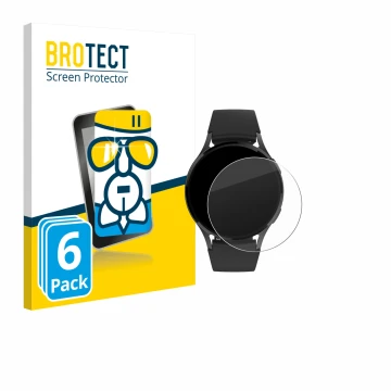 Front side of a product packaging with the brand logo BROTECT. Next to it is the device Levowatch EDGY shown with the correspo