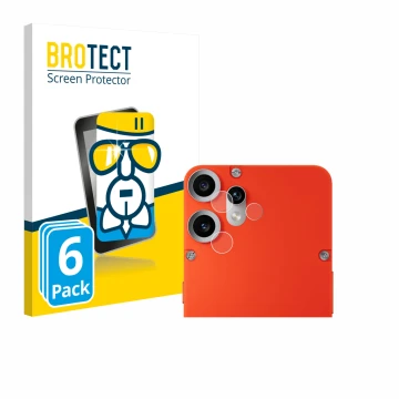 Front side of a product packaging with the brand logo BROTECT. Next to it is the device Nothing CMF Phone 2 Pro (ONLY Camera L