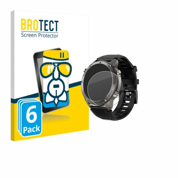 Front side of a product packaging with the brand logo BROTECT. Next to it is the device Knauermann GPS 4 (2025) shown with the