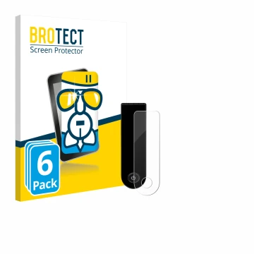 Front side of a product packaging with the brand logo BROTECT. Next to it is the device Xiaomi Electric Scooter 5 Max shown wi