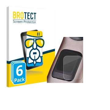 Front side of a product packaging with the brand logo BROTECT. Next to it is the device Specialized Turbo Levo 4 shown with th