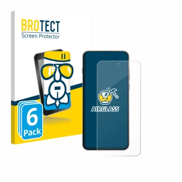 Front side of a product packaging with the brand logo BROTECT. Next to it is the device OnePlus Nord 5 shown with the correspo