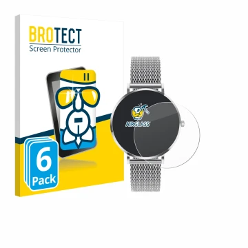 Front side of a product packaging with the brand logo BROTECT. Next to it is the device Pireware Amory 5 Mini shown with the c