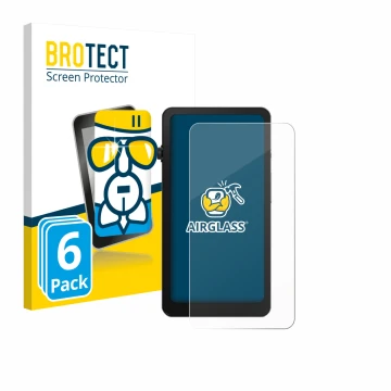 Front side of a product packaging with the brand logo BROTECT. Next to it is the device DuRoBo Krono shown with the correspond