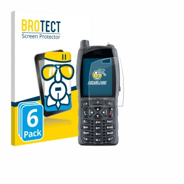 Front side of a product packaging with the brand logo BROTECT. Next to it is the device Sepura SC2020 shown with the correspon