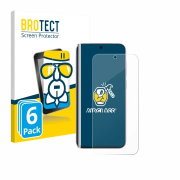 Front side of a product packaging with the brand logo BROTECT. Next to it is the device Vivo X300 Pro shown with the correspon