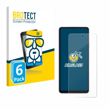 Front side of a product packaging with the brand logo BROTECT. Next to it is the device Oppo A5x shown with the corresponding 