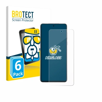 Front side of a product packaging with the brand logo BROTECT. Next to it is the device Oppo Find X8s+ shown with the correspo