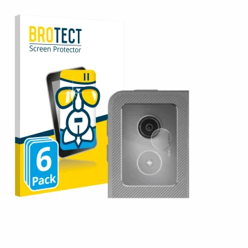 Front side of a product packaging with the brand logo BROTECT. Next to it is the device Lenovo Idea Tab Pro 12.7