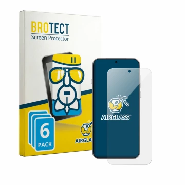 Front side of a product packaging with the brand logo BROTECT. Next to it is the device Oppo Find X10 Pro Max shown with the c