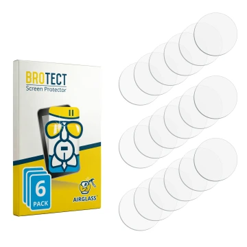 Front side of a product packaging with the brand logo BROTECT. Next to it is the corresponding screen protector.