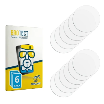 Front side of a product packaging with the brand logo BROTECT. Next to it is the corresponding screen protector.