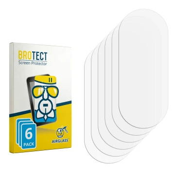 Front side of a product packaging with the brand logo BROTECT. Next to it is the corresponding screen protector.