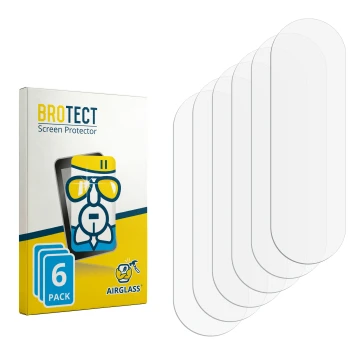Front side of a product packaging with the brand logo BROTECT. Next to it is the corresponding screen protector.