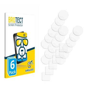 Front side of a product packaging with the brand logo BROTECT. Next to it is the corresponding screen protector.