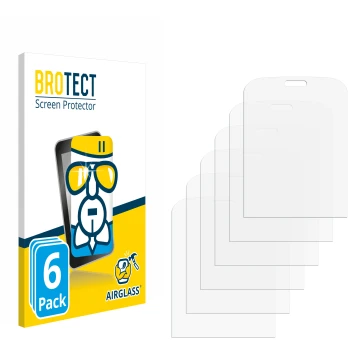 Front side of a product packaging with the brand logo BROTECT. Next to it is the corresponding screen protector.