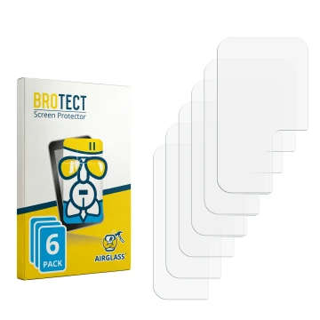 Front side of a product packaging with the brand logo BROTECT. Next to it is the corresponding screen protector.
