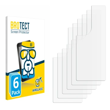 Front side of a product packaging with the brand logo BROTECT. Next to it is the corresponding screen protector.