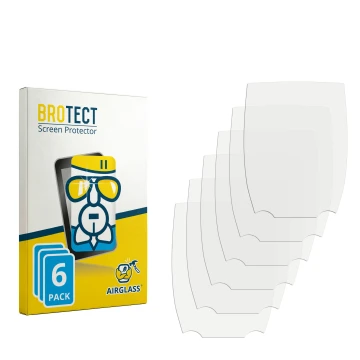 Front side of a product packaging with the brand logo BROTECT. Next to it is the corresponding screen protector.
