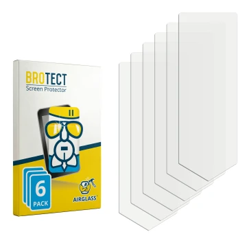 Front side of a product packaging with the brand logo BROTECT. Next to it is the corresponding screen protector.