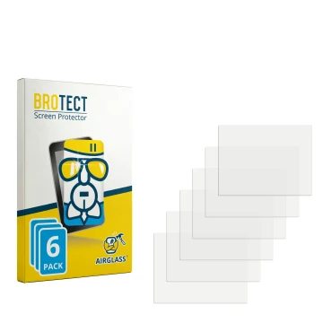 Front side of a product packaging with the brand logo BROTECT. Next to it is the corresponding screen protector.