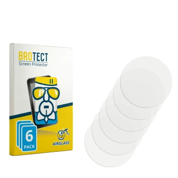 Front side of a product packaging with the brand logo BROTECT. Next to it is the corresponding screen protector.