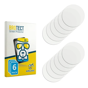 Front side of a product packaging with the brand logo BROTECT. Next to it is the corresponding screen protector.