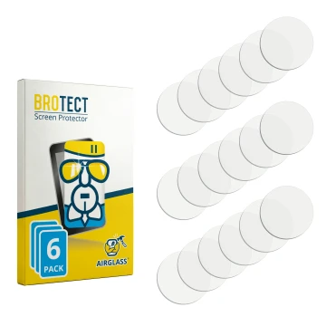 Front side of a product packaging with the brand logo BROTECT. Next to it is the corresponding screen protector.