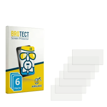 Front side of a product packaging with the brand logo BROTECT. Next to it is the corresponding screen protector.