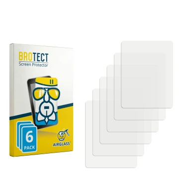 Front side of a product packaging with the brand logo BROTECT. Next to it is the corresponding screen protector.