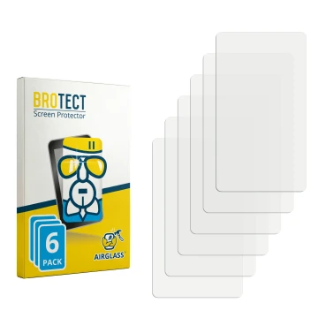 Front side of a product packaging with the brand logo BROTECT. Next to it is the corresponding screen protector.