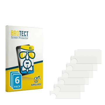 Front side of a product packaging with the brand logo BROTECT. Next to it is the corresponding screen protector.
