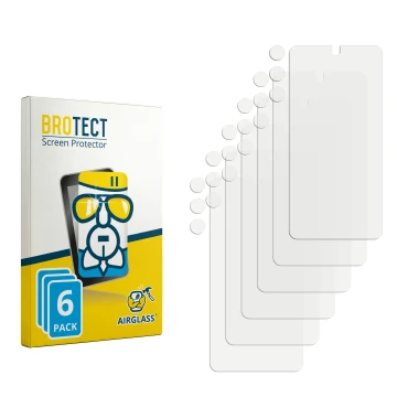 Front side of a product packaging with the brand logo BROTECT. Next to it is the corresponding screen protector.