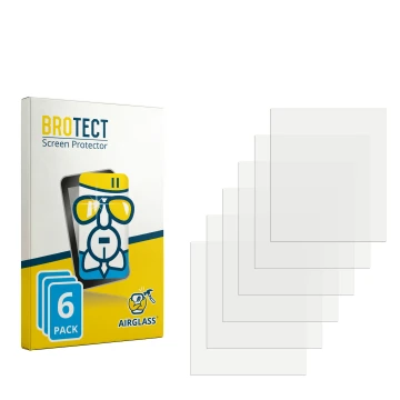 Front side of a product packaging with the brand logo BROTECT. Next to it is the corresponding screen protector.