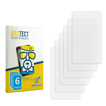 Front side of a product packaging with the brand logo BROTECT. Next to it is the corresponding screen protector.