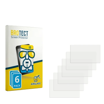 Front side of a product packaging with the brand logo BROTECT. Next to it is the corresponding screen protector.
