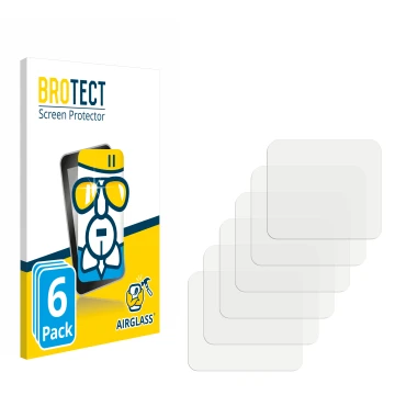Front side of a product packaging with the brand logo BROTECT. Next to it is the corresponding screen protector.