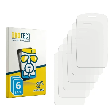 Front side of a product packaging with the brand logo BROTECT. Next to it is the corresponding screen protector.