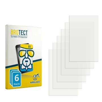 Front side of a product packaging with the brand logo BROTECT. Next to it is the corresponding screen protector.